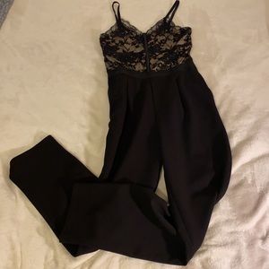 Black jumpsuit, express, size 4